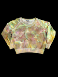 Earth Goddess Marble - V-neck Sweatshirt - Femme Small