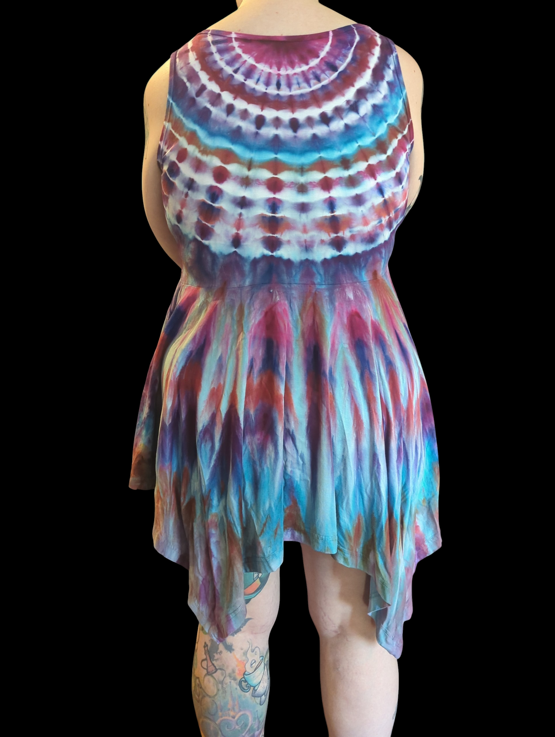 Berry Gravity Sleeveless Midi Dress - Femme Large