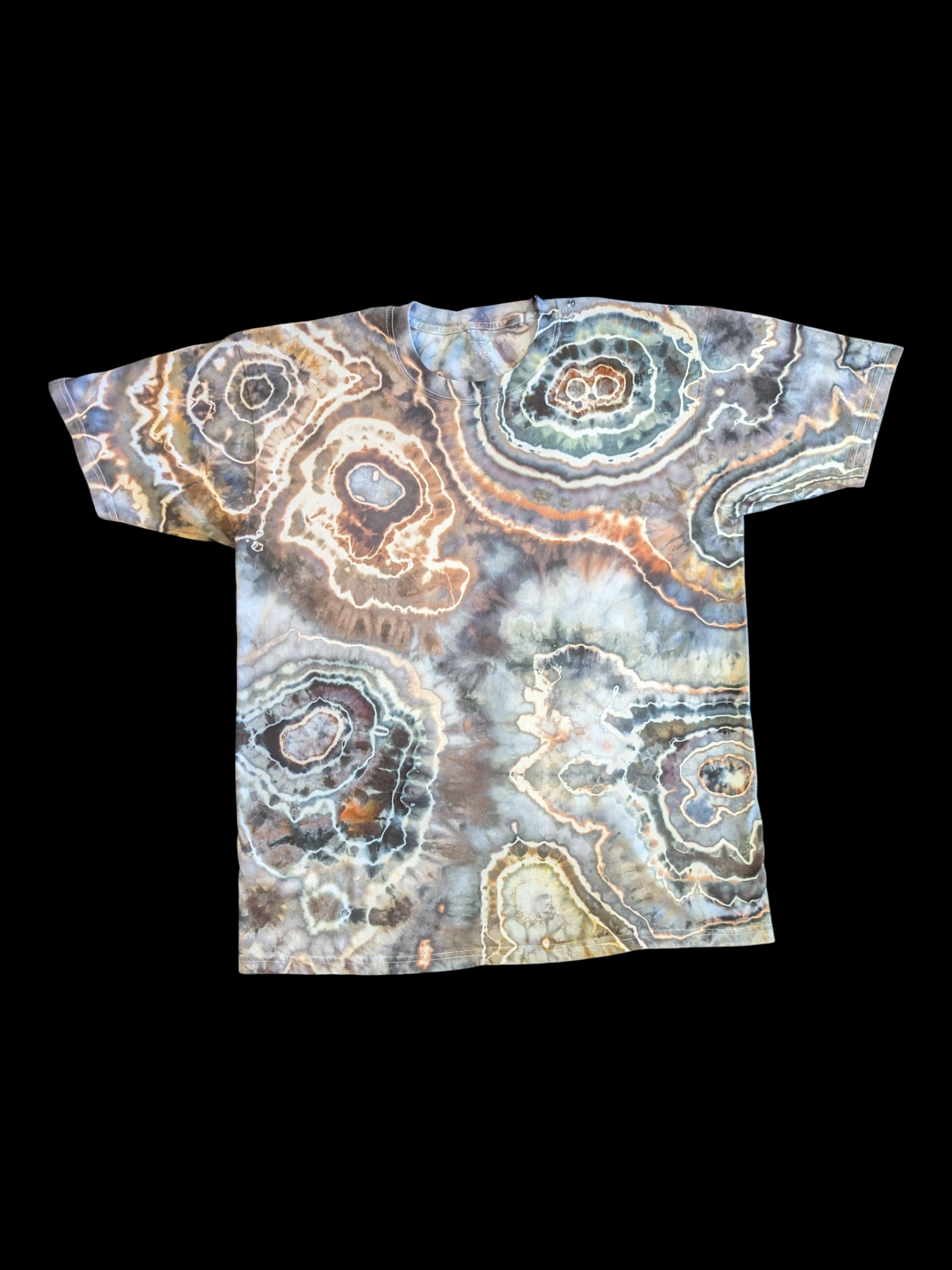 Blue Bronze Geode - Unisex Tee - XL