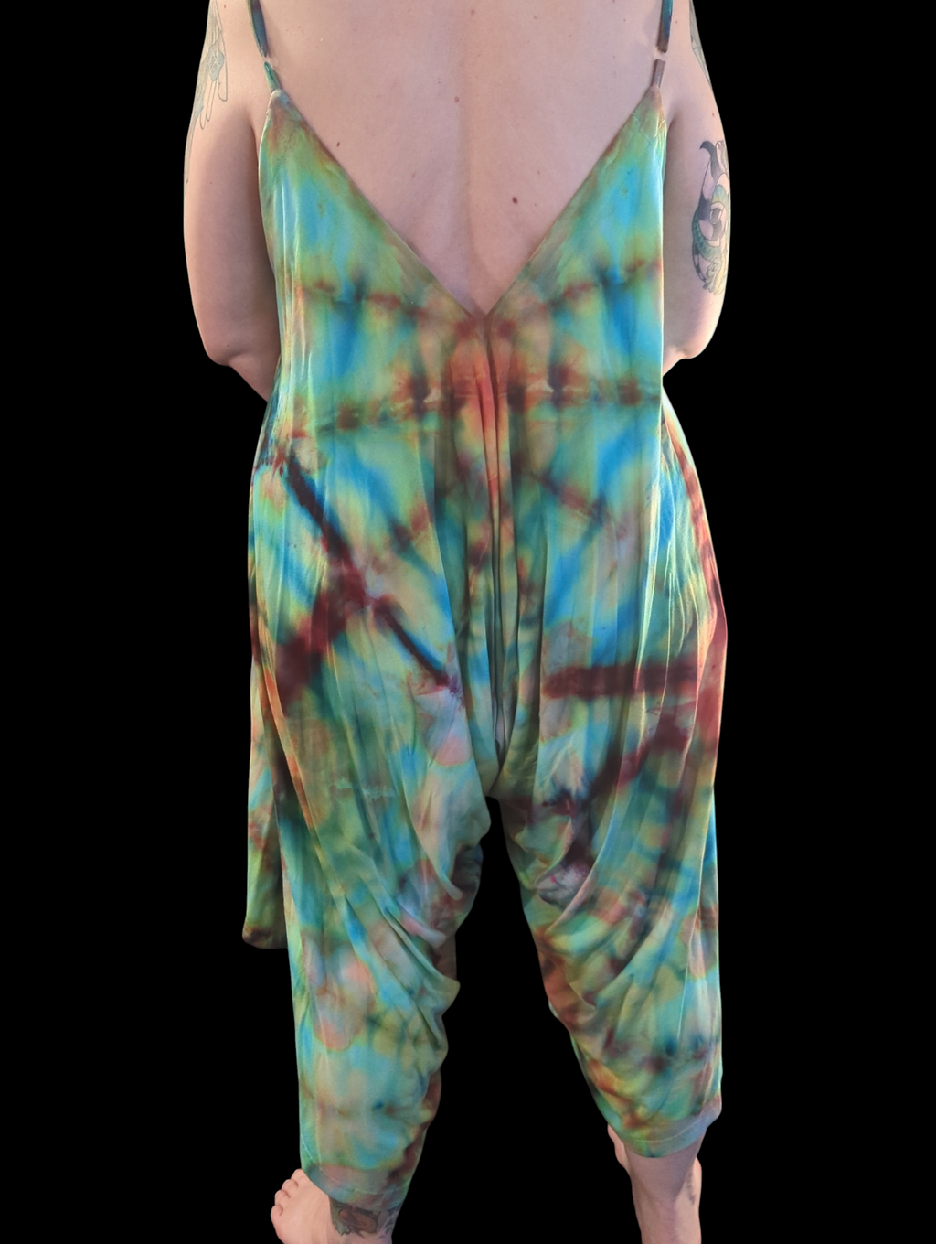 Green Dream Boho Jumpsuit - One Size