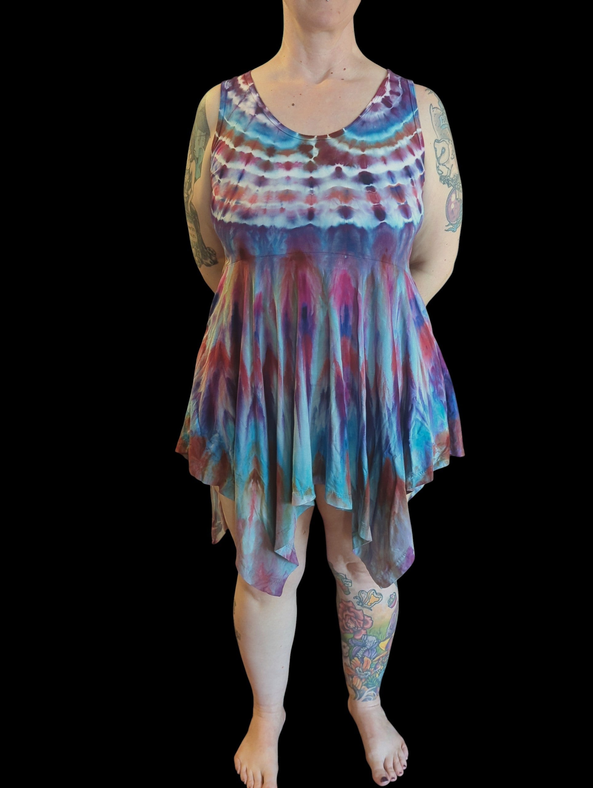 Berry Gravity Sleeveless Midi Dress - Femme Large