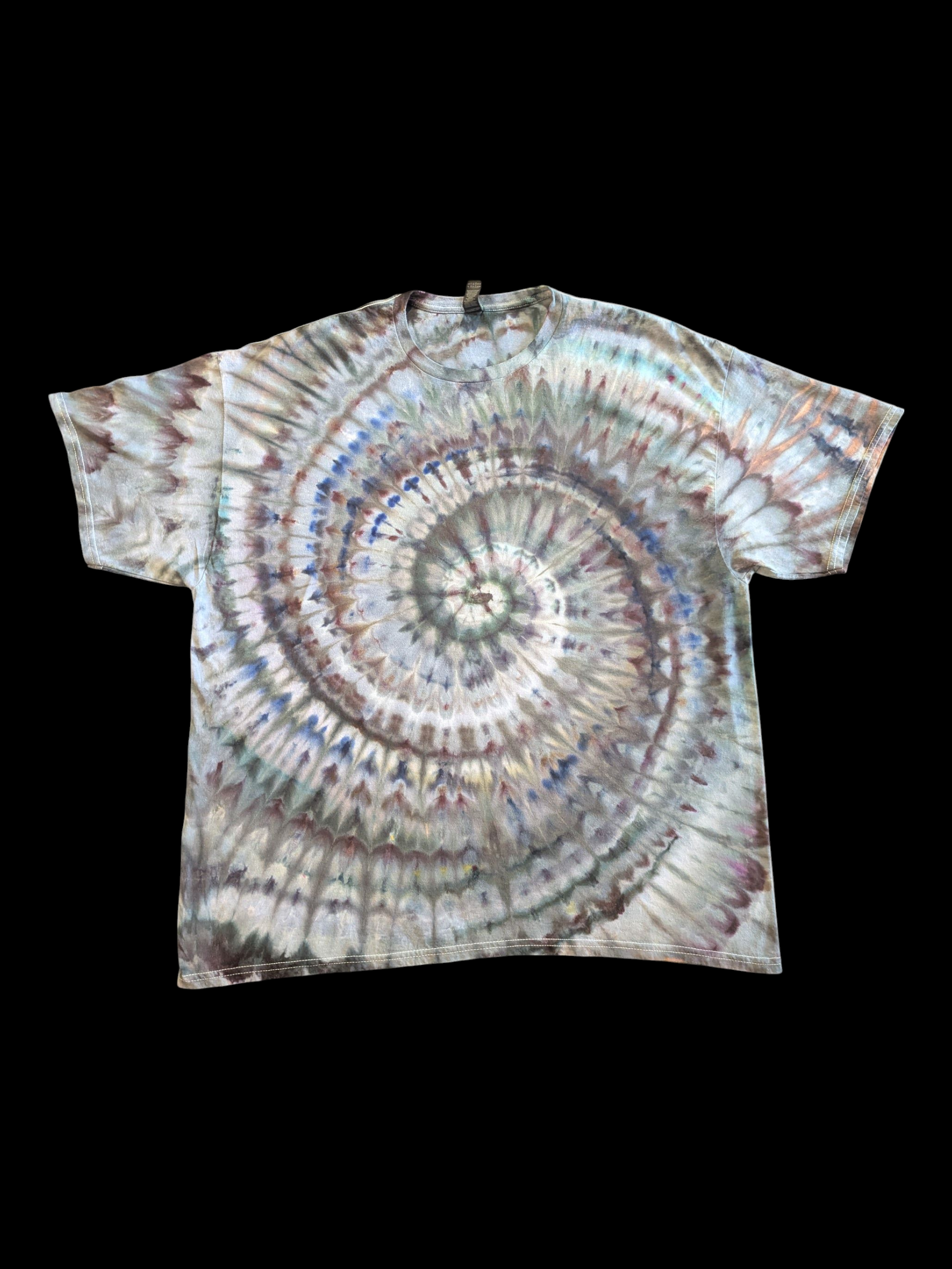 Blue Grey Spiral - Unisex Tee - 2XL