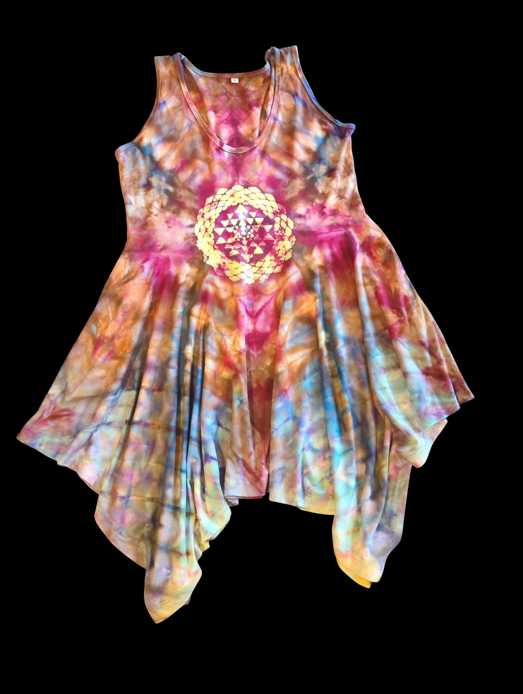 Sacred Geometry Pixie Dress - Femme Medium