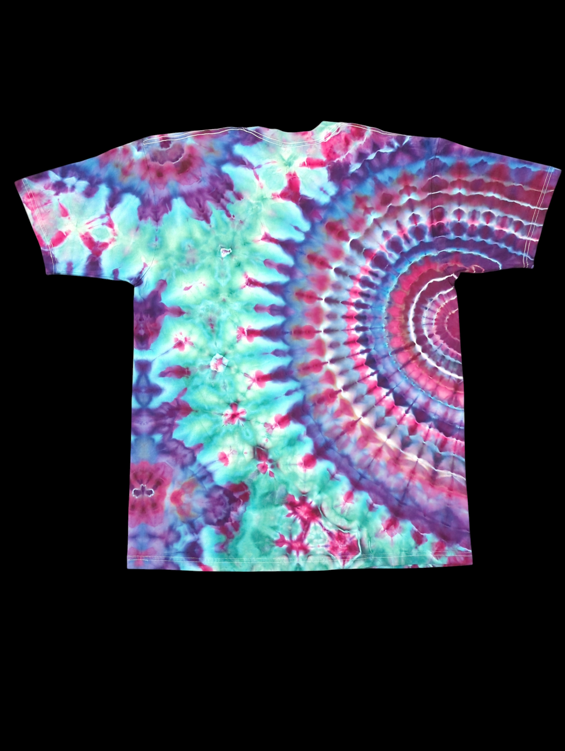 Galaxy Peacock Kaleidoscope - Unisex Tee - XL