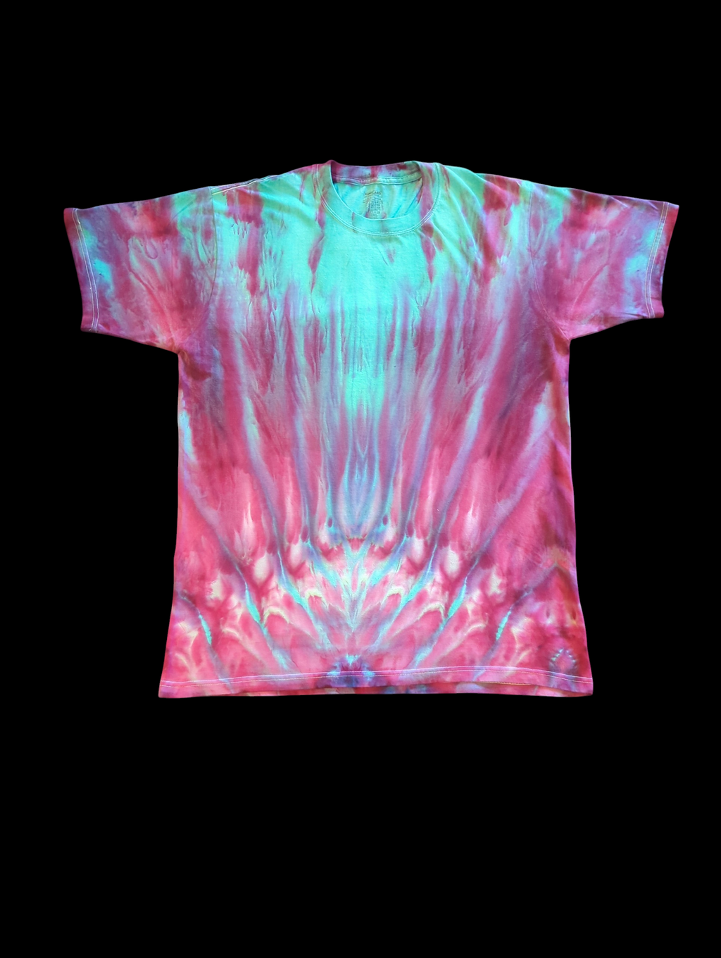 Cotton Candy Lotus Waterfall  - Unisex Tee - Large