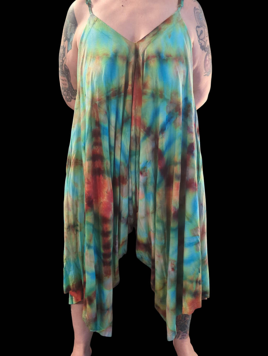 Green Dream Boho Jumpsuit - One Size