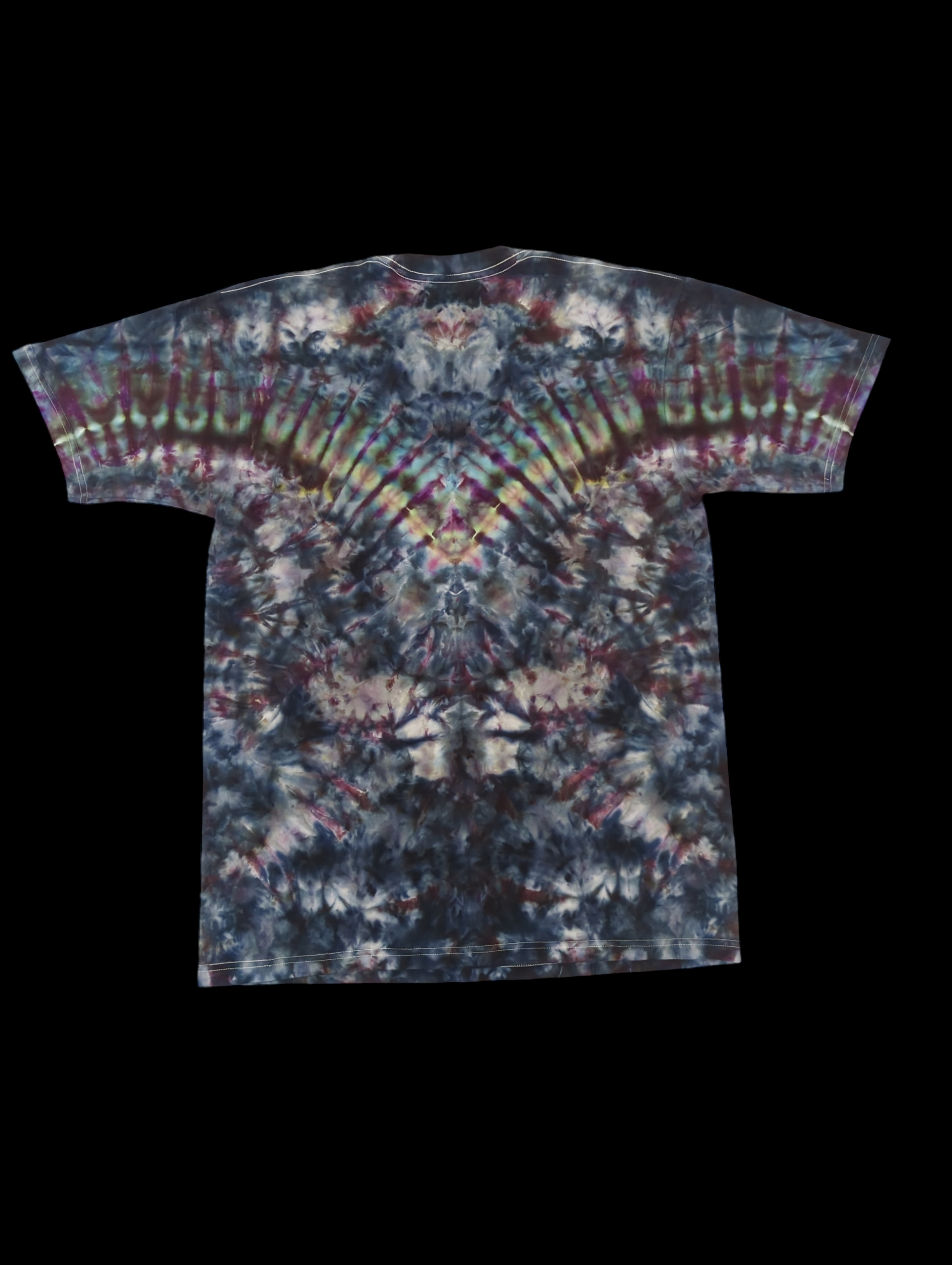 Oil Slick Kaleidoscope - Unisex Tee - Large