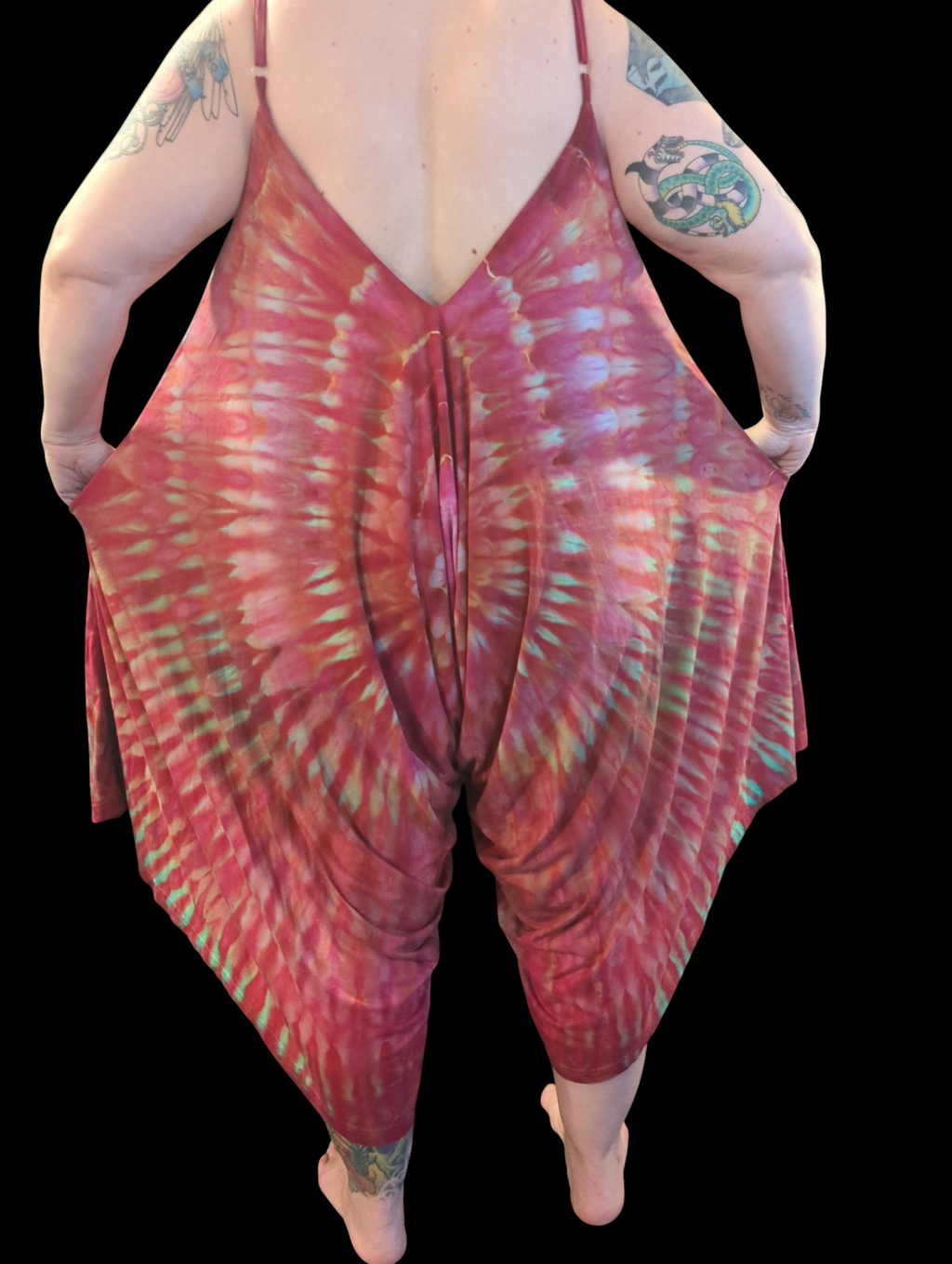 Firepop Sunburst Boho Jumpsuit - One Size