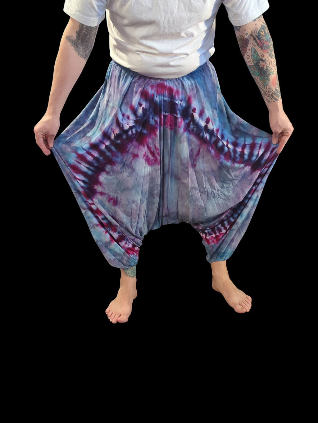 Berry Harem Pants - One Size