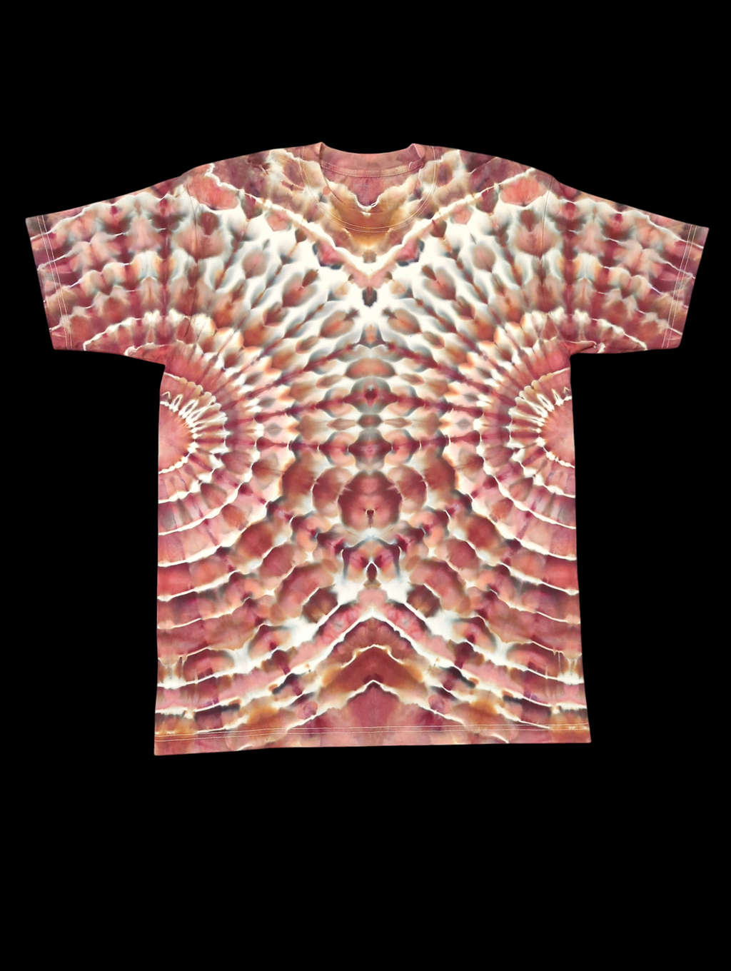 Black Cherry Double Peacock - Unisex Tee - Large