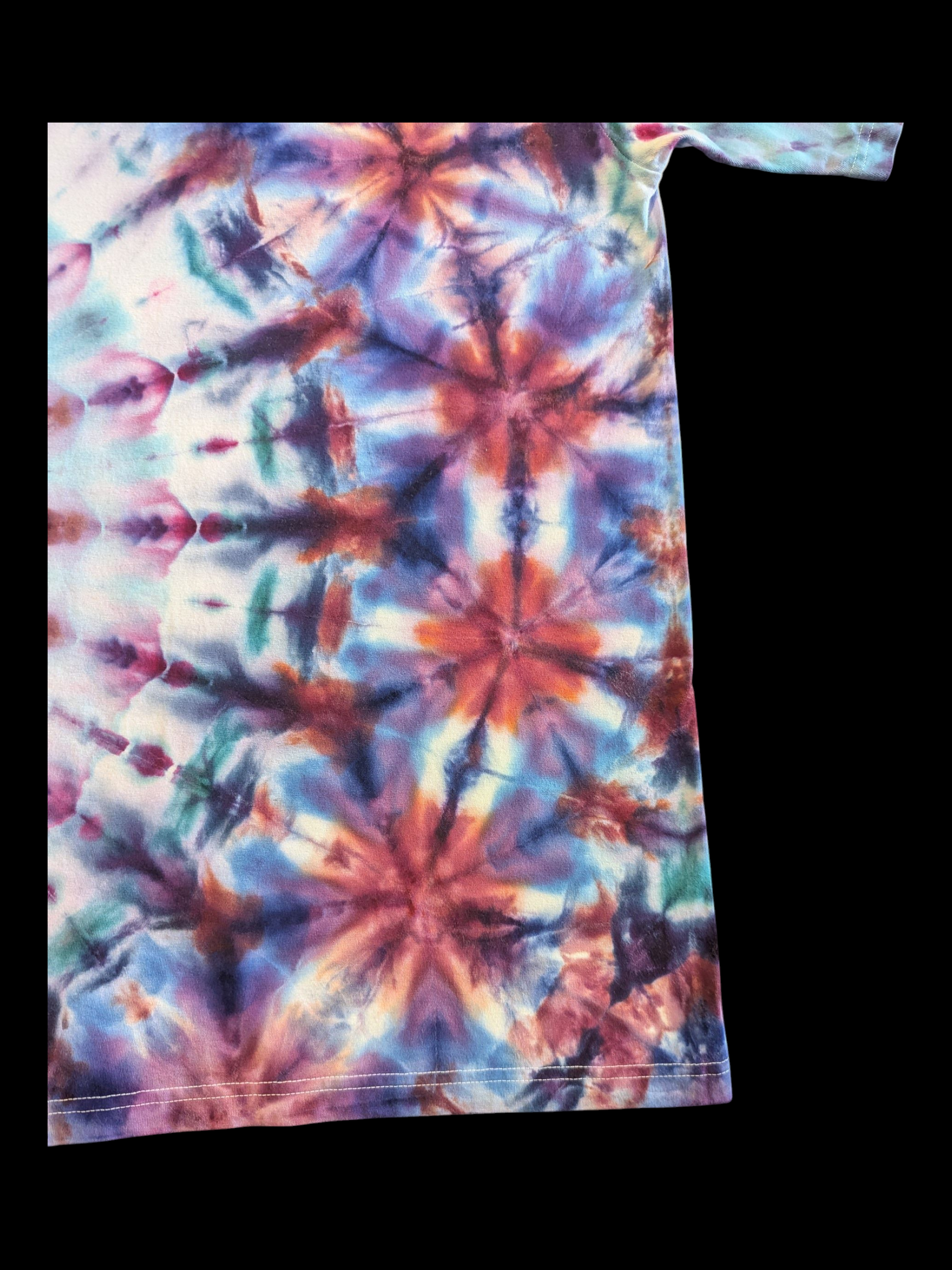 Jewel Peacock Kaleidoscope - Unisex Tee - Medium