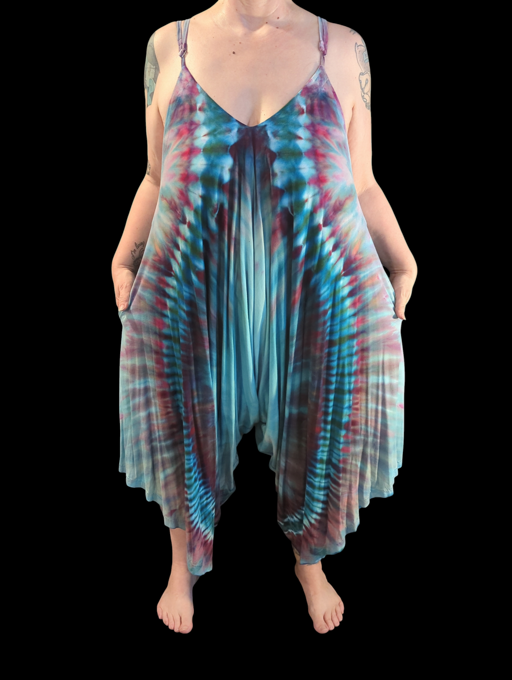Berry Boho Jumpsuit - One Size