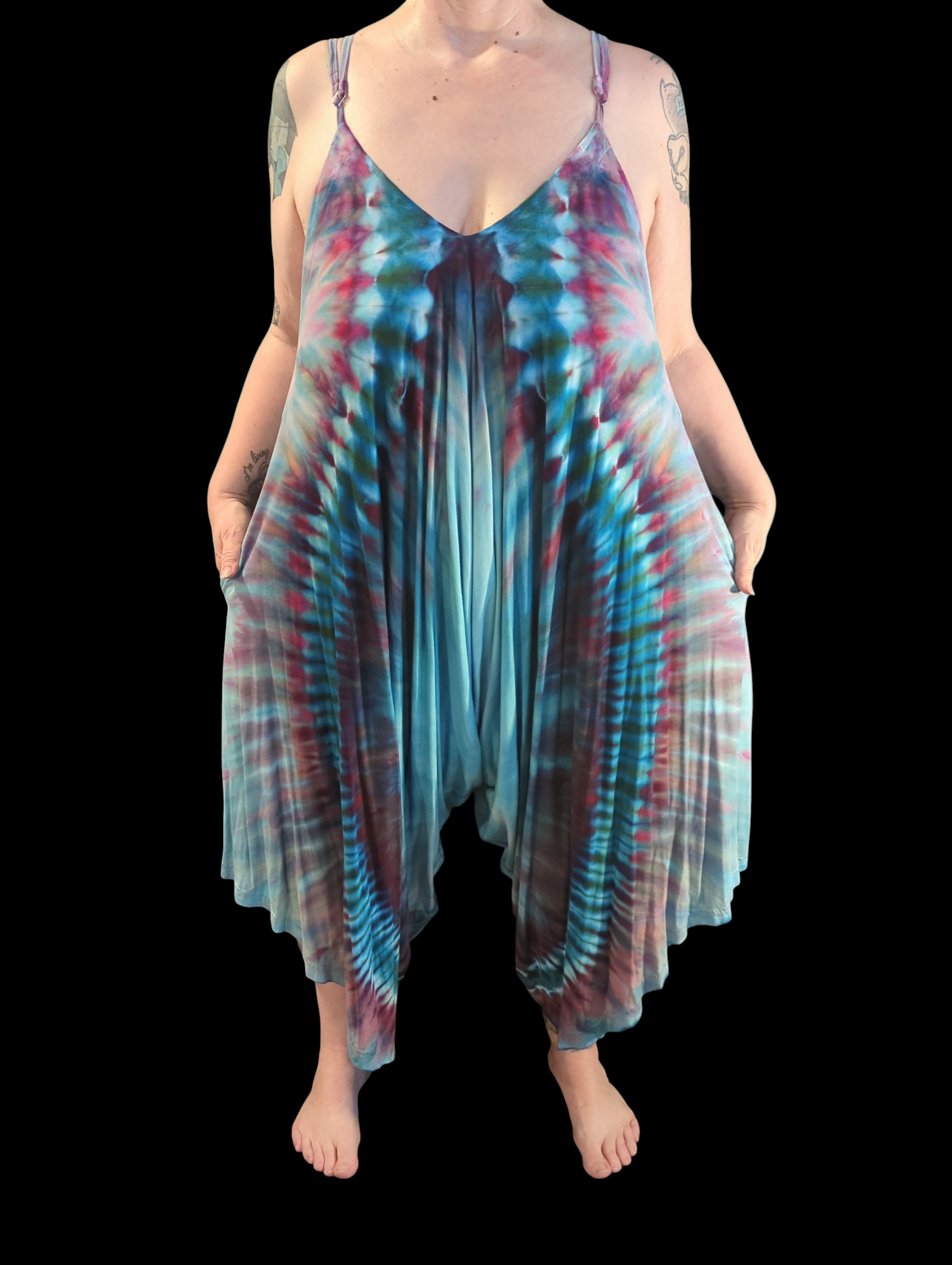 Berry Boho Jumpsuit - One Size
