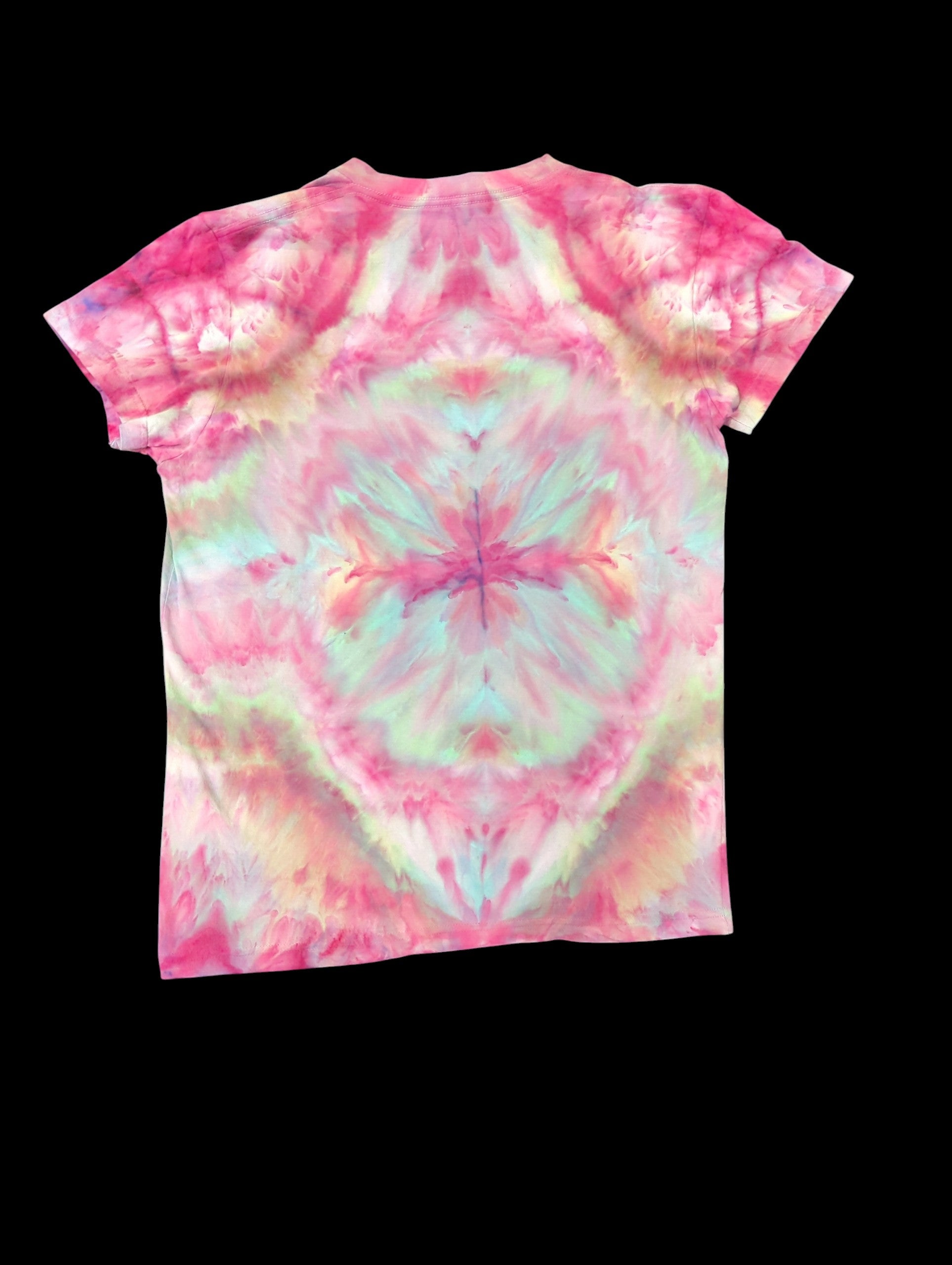 Neon Rainbow Mandala - Femme Tee - 2XL