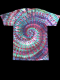Teal Purple Super Spiral - Unisex Tee - Medium