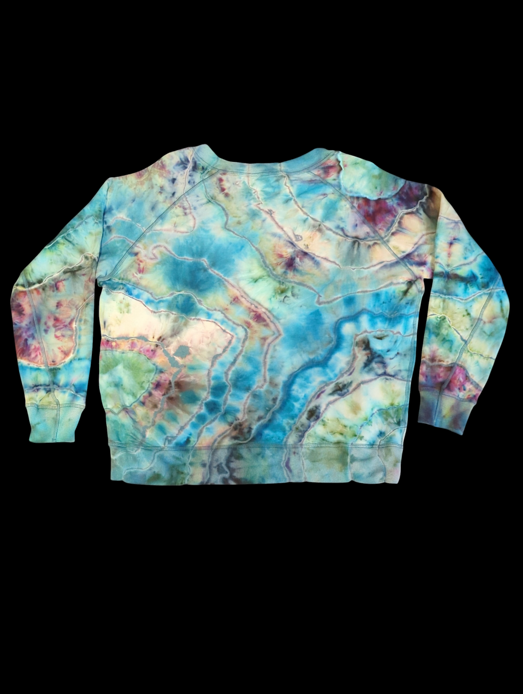 Mermaid's Dream Geode - V-neck Sweatshirt - Femme Large