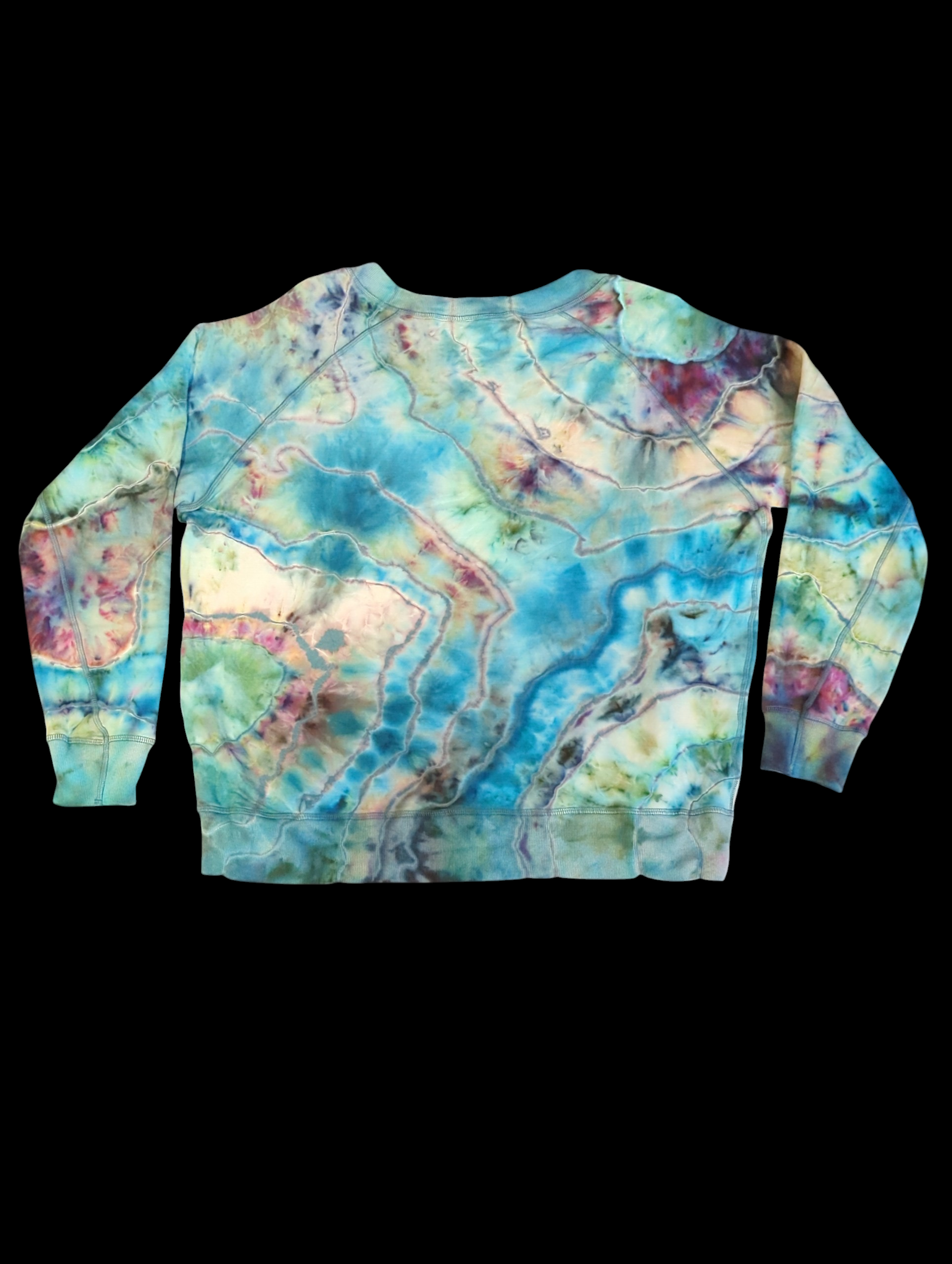 Mermaid's Dream Geode - V-neck Sweatshirt - Femme Large