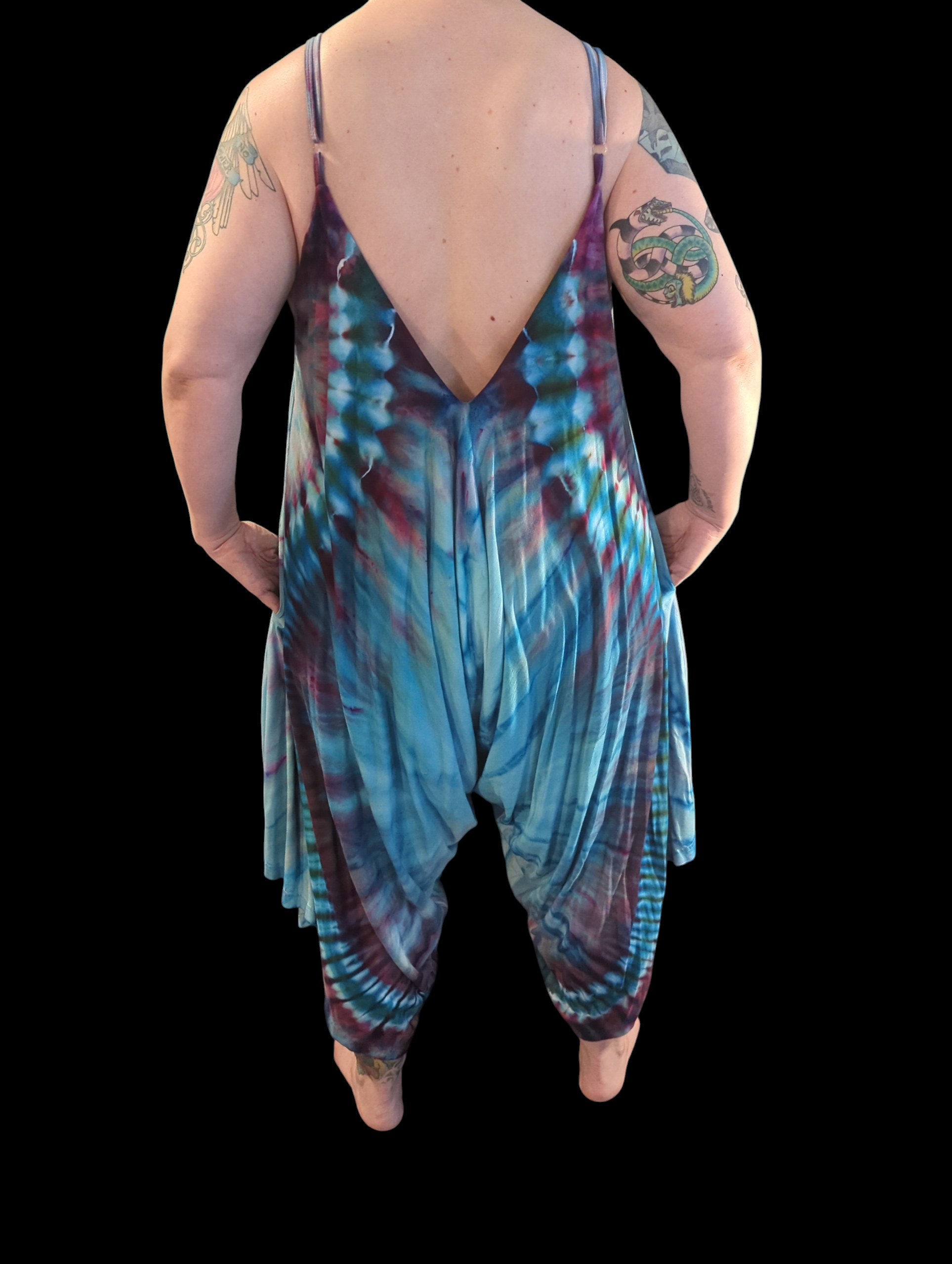 Berry Boho Jumpsuit - One Size