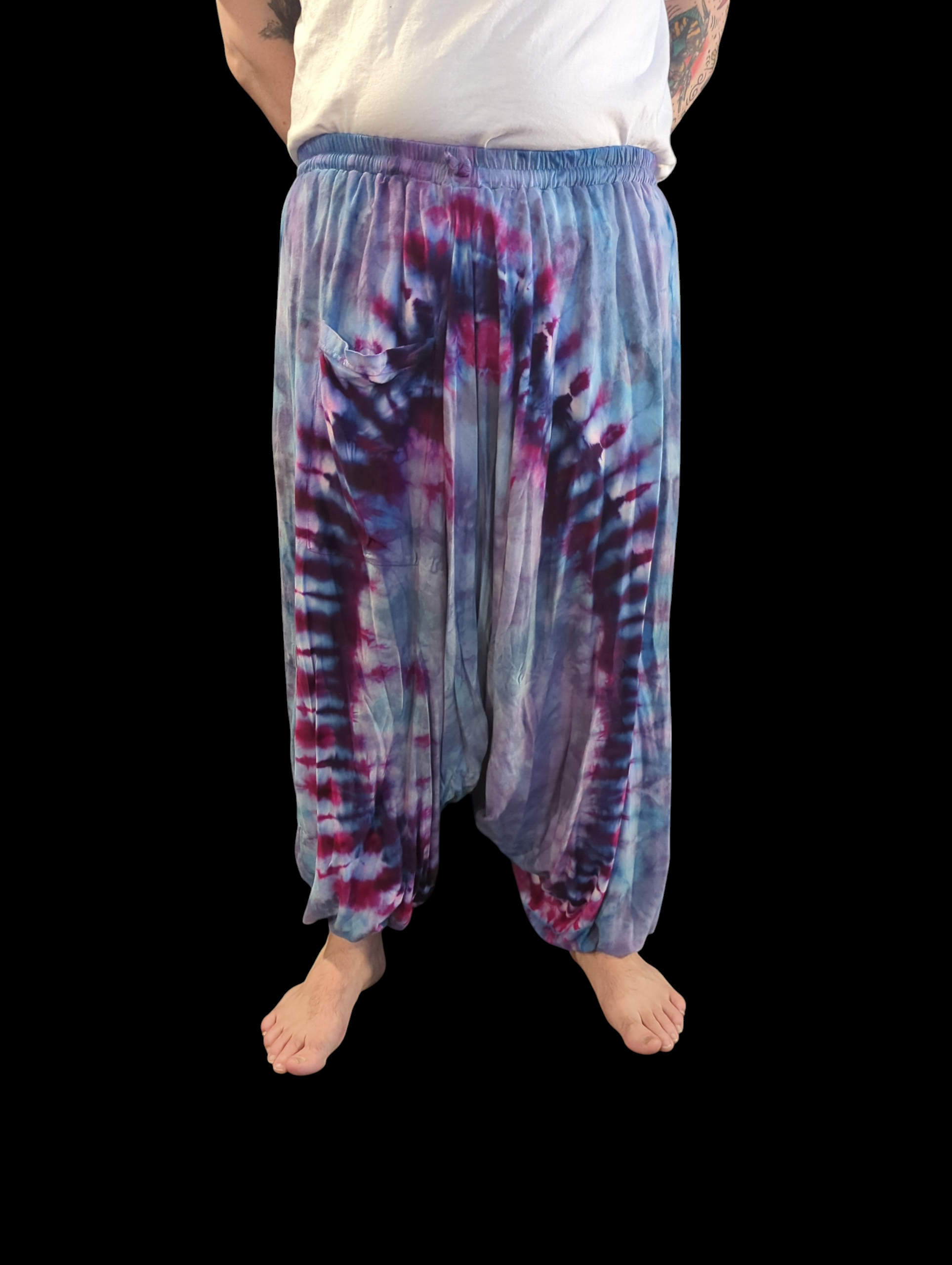 Berry Harem Pants - One Size