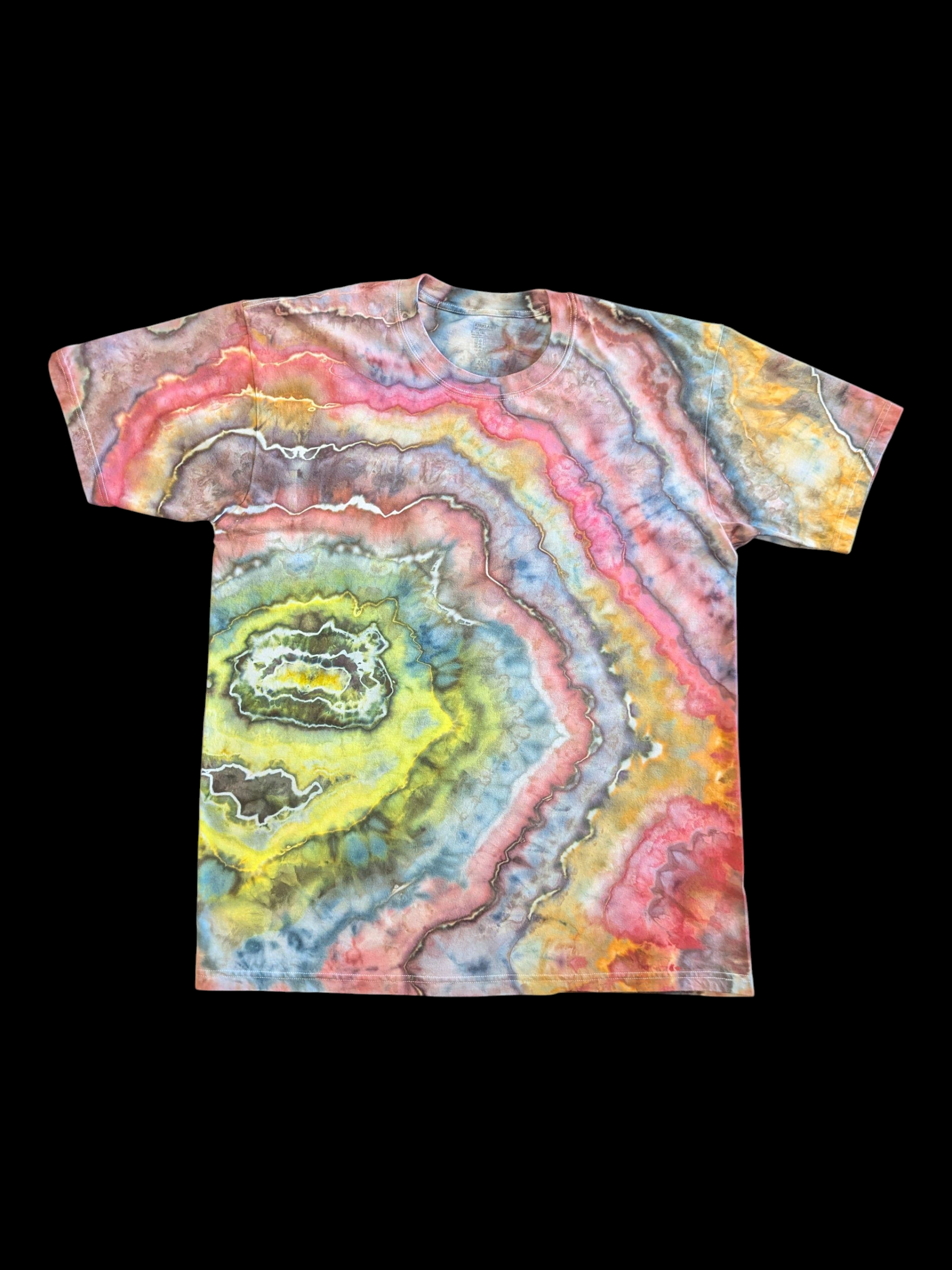 Rainbow Obsidian Geode - Unisex Tee - XL