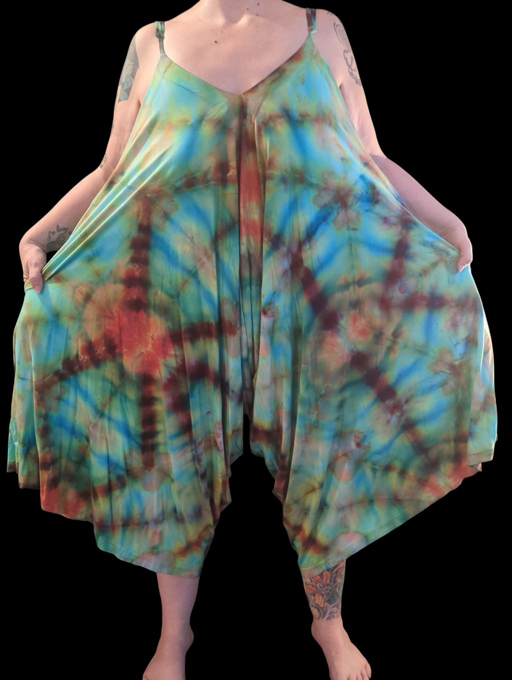 Green Dream Boho Jumpsuit - One Size