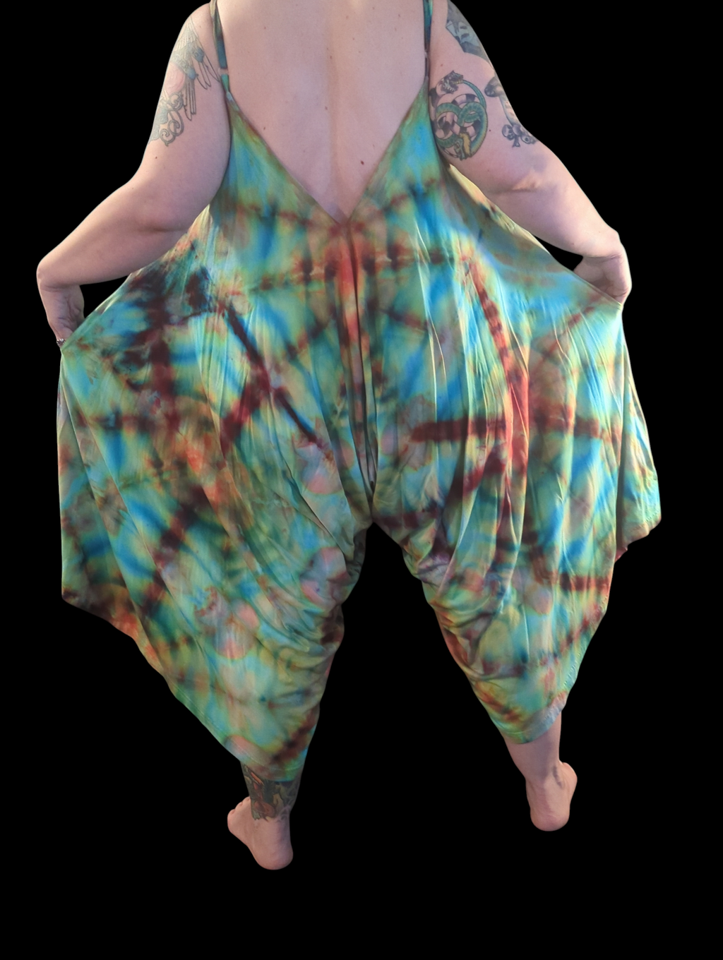 Green Dream Boho Jumpsuit - One Size