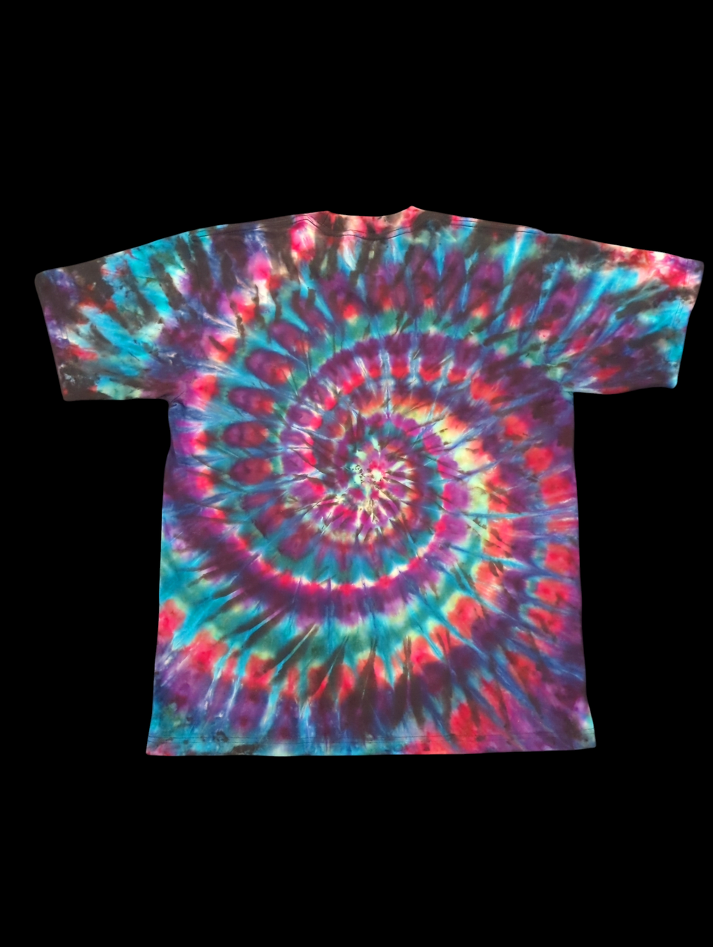 Reverse Spirograph Spiral - Unisex Tee - Large