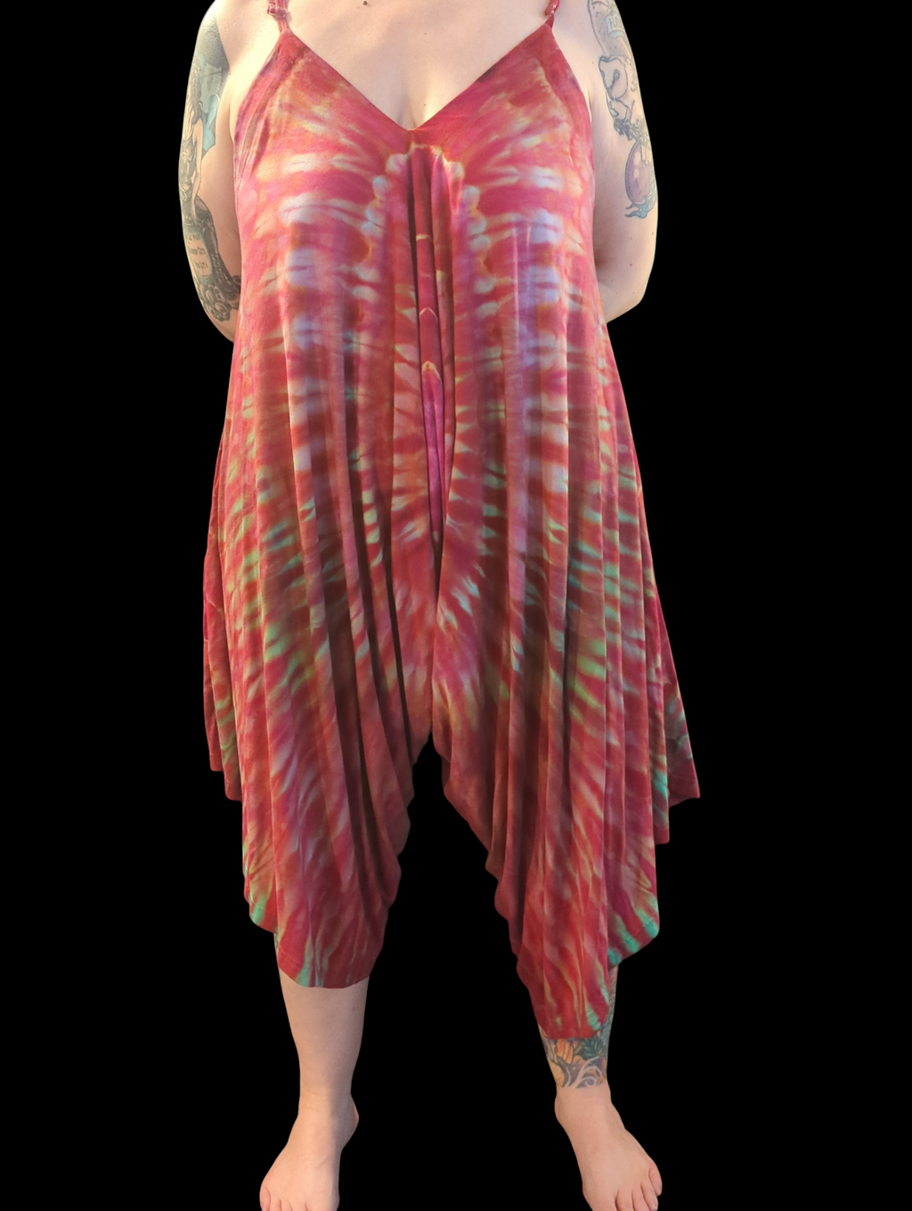 Firepop Sunburst Boho Jumpsuit - One Size