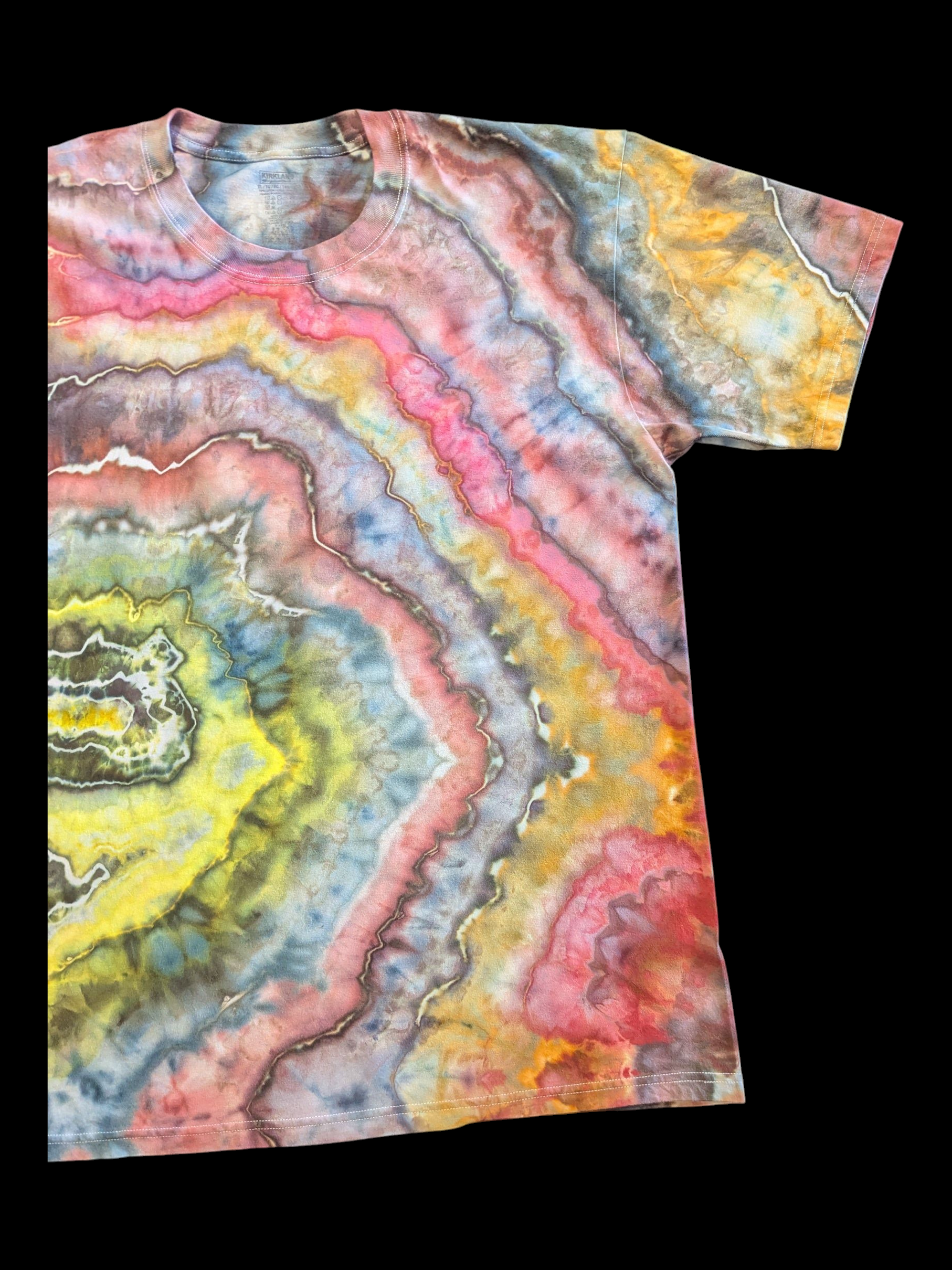Rainbow Obsidian Geode - Unisex Tee - XL