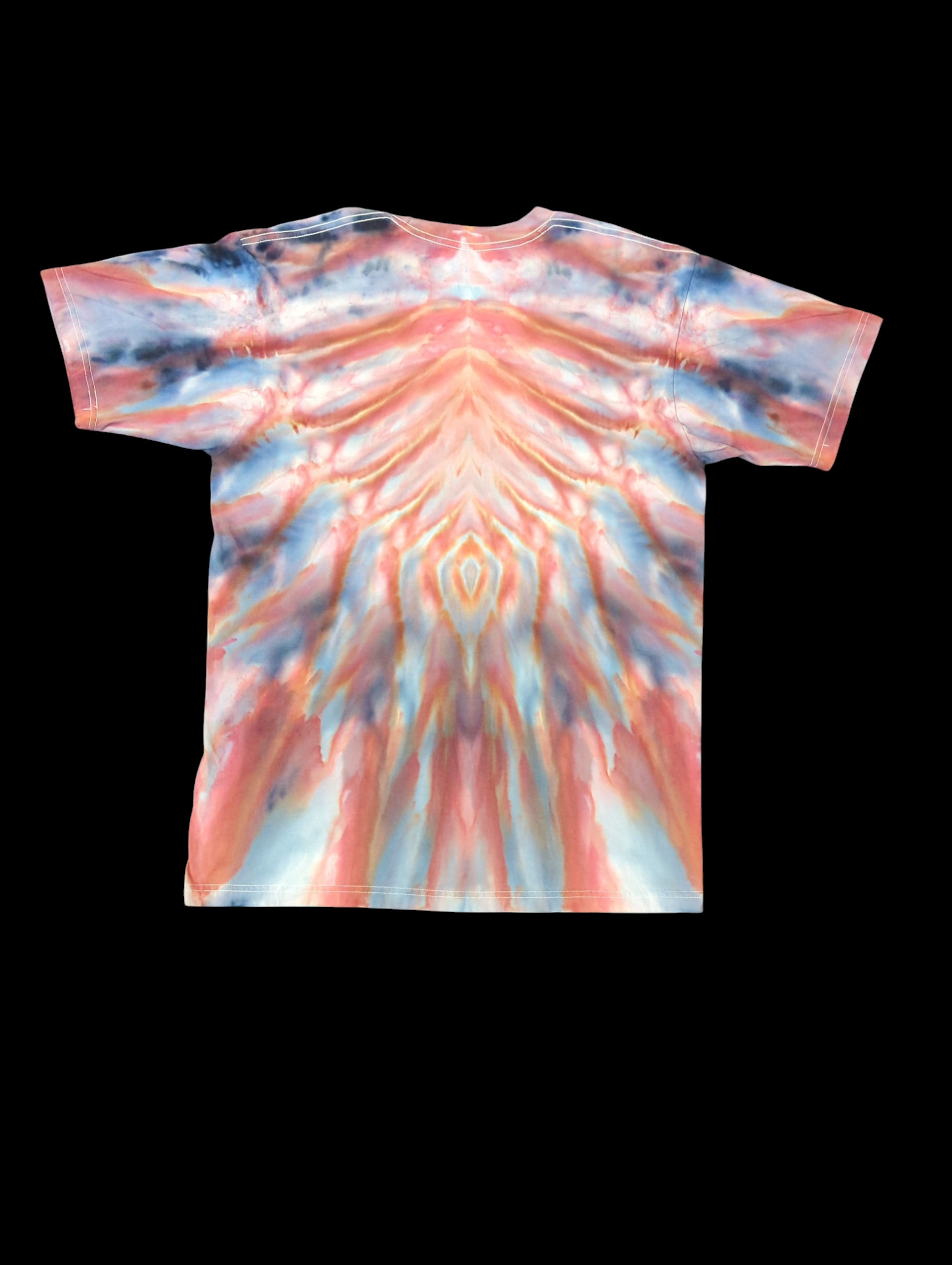 Red & Blue Rorschach Roll - Unisex Tee - Large