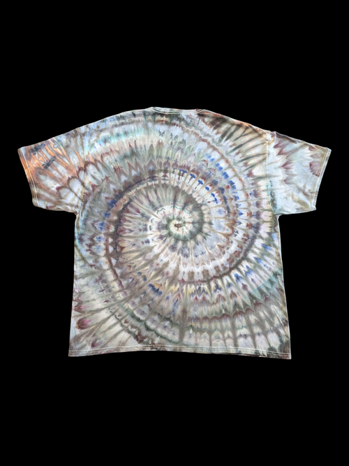 Blue Grey Spiral - Unisex Tee - 2XL