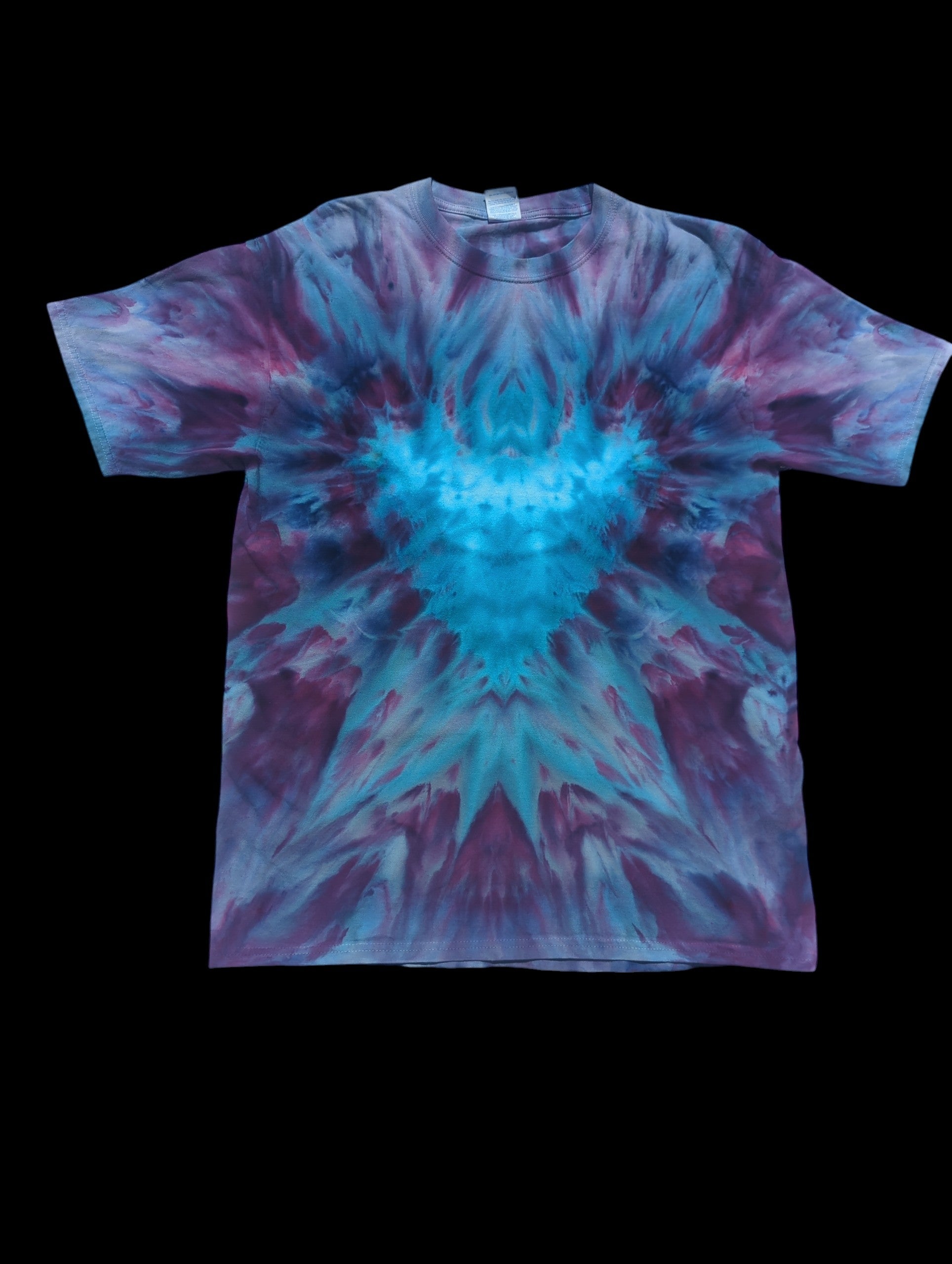 Abstract Ice Heart - Unisex Tee - Medium