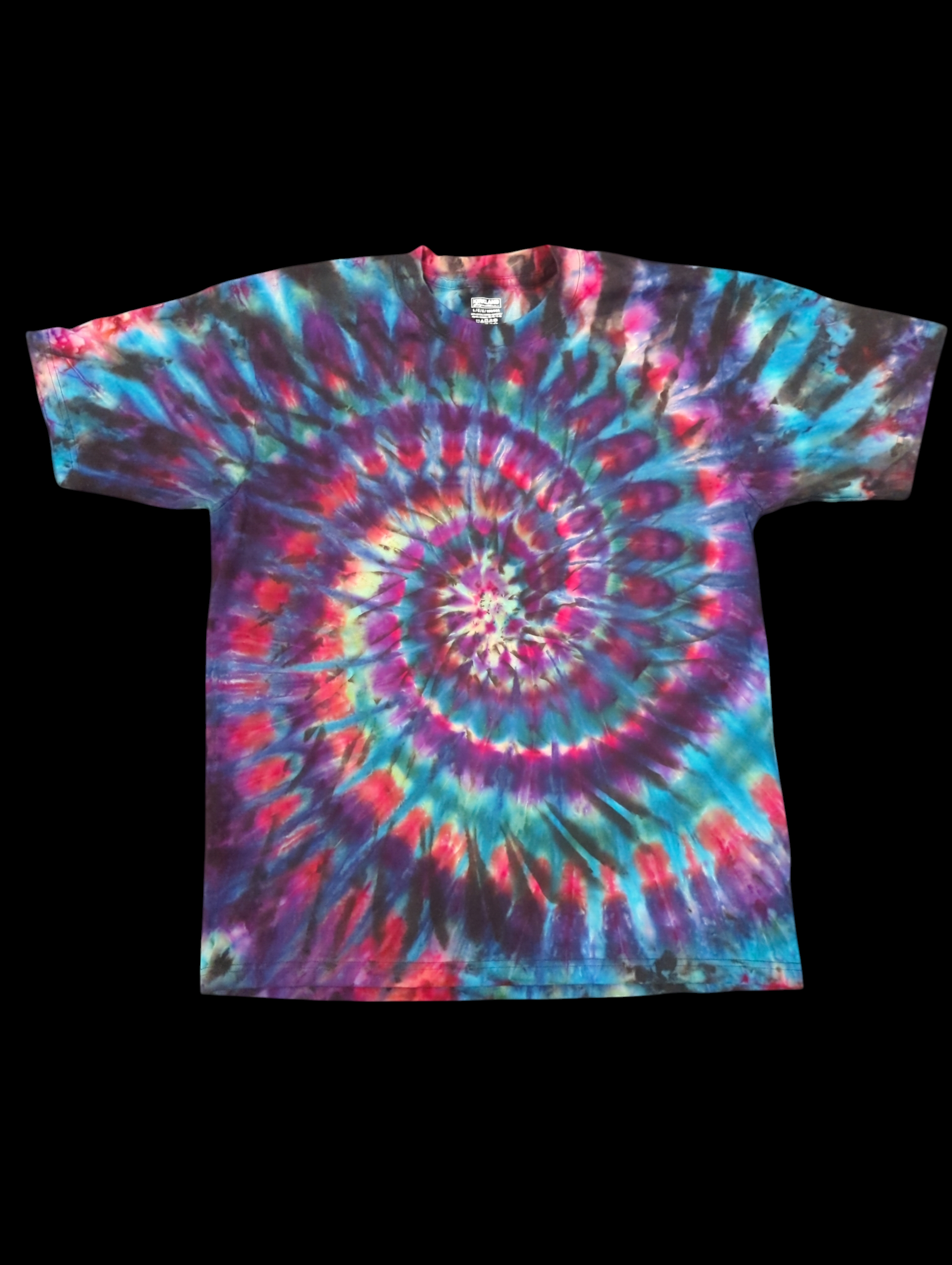 Reverse Spirograph Spiral - Unisex Tee - Large