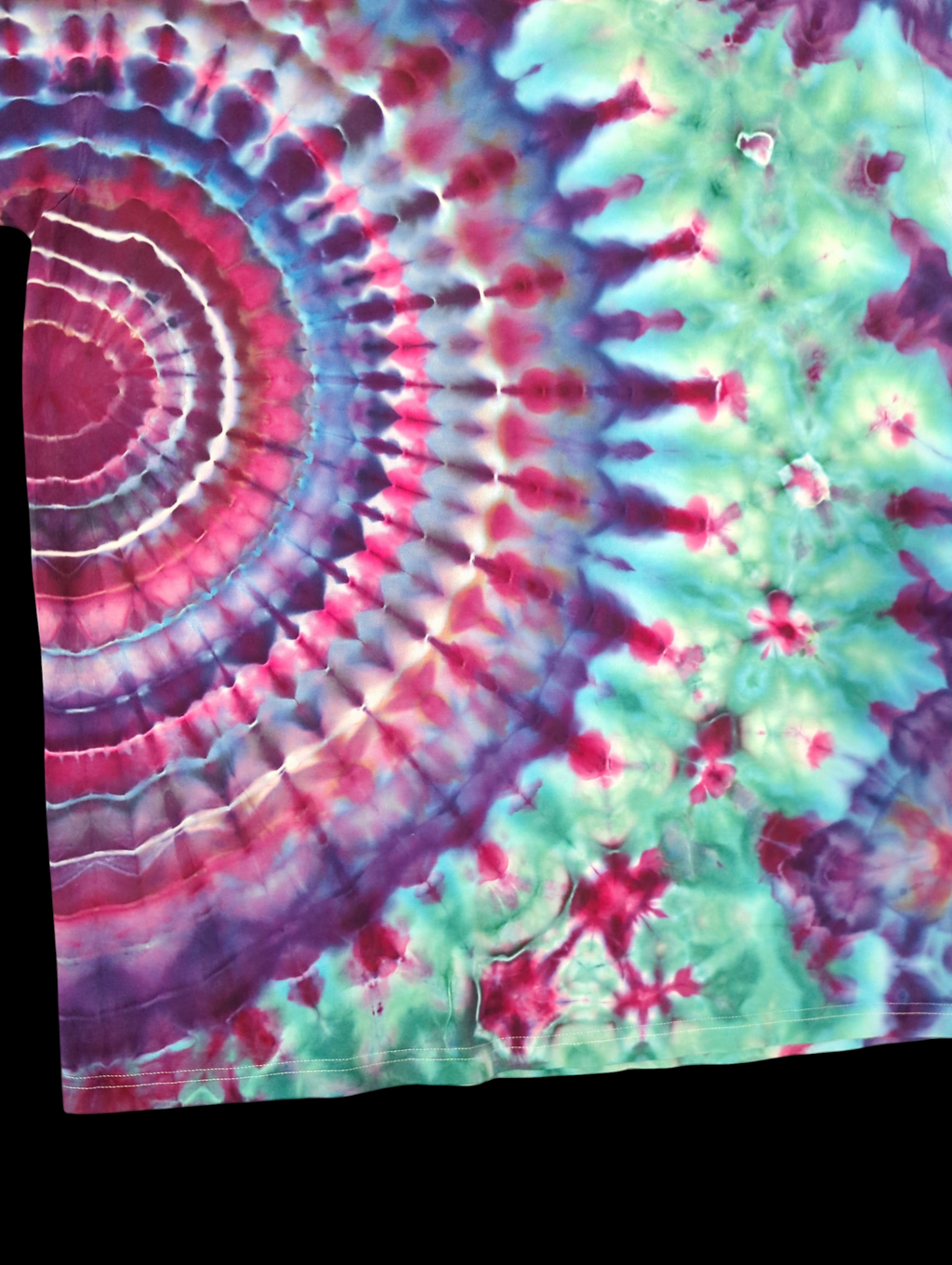 Galaxy Peacock Kaleidoscope - Unisex Tee - XL