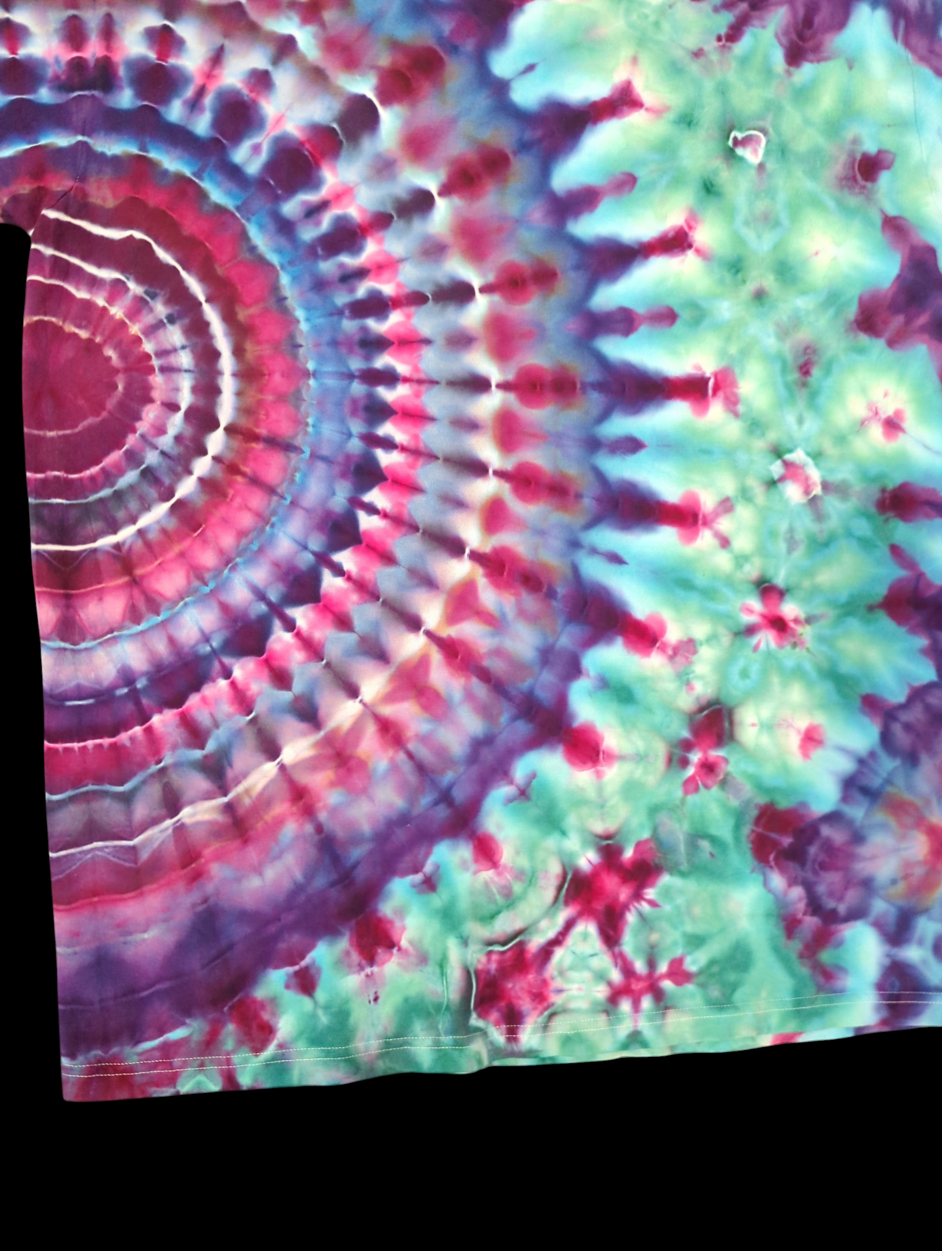 Galaxy Peacock Kaleidoscope - Unisex Tee - XL