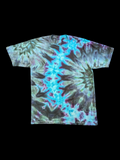 Grey Peacock Kaleidoscope - Unisex Tee - Large