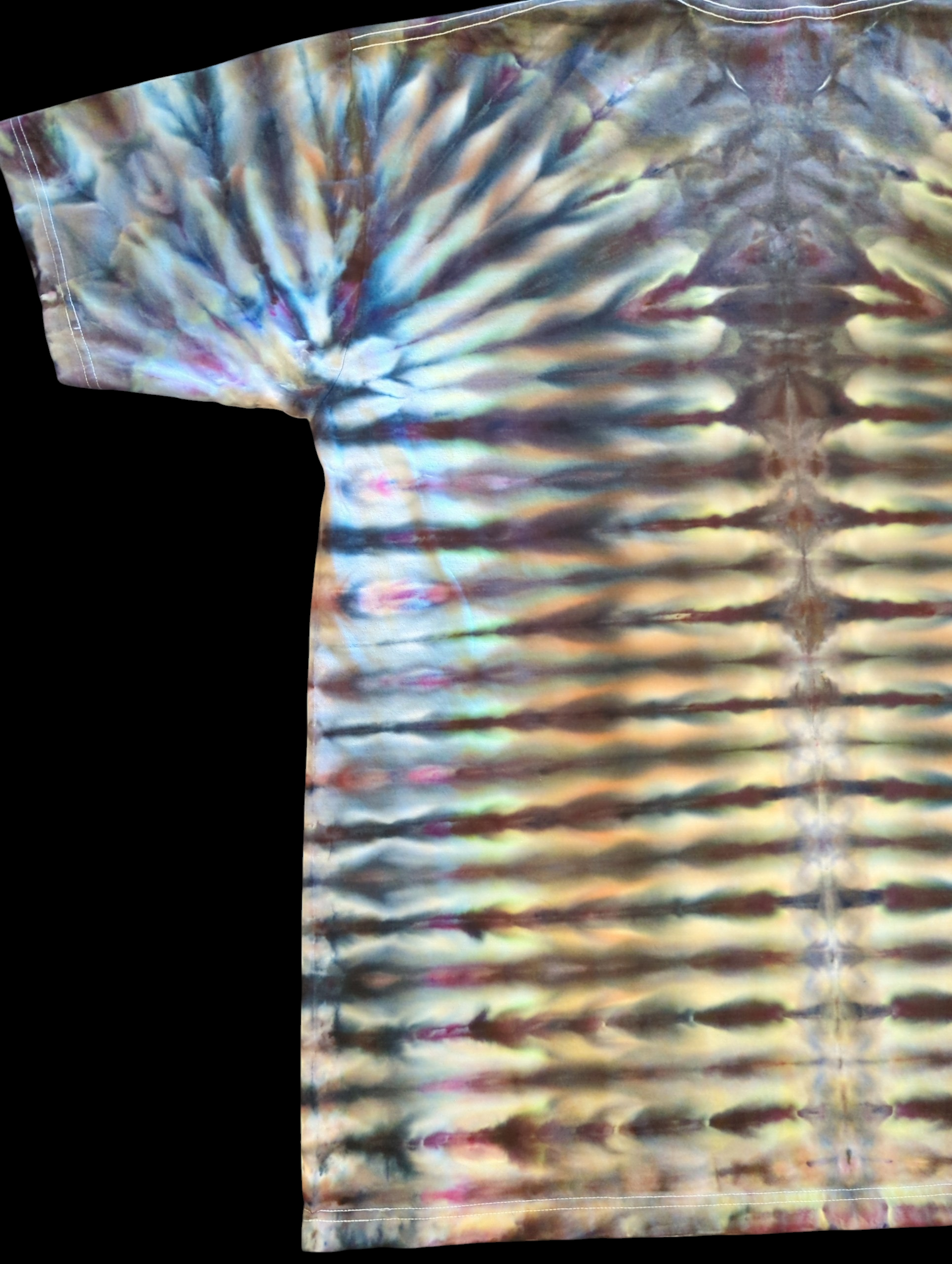 Oil Slick Peacock Variant - Unisex Tee - 2XL