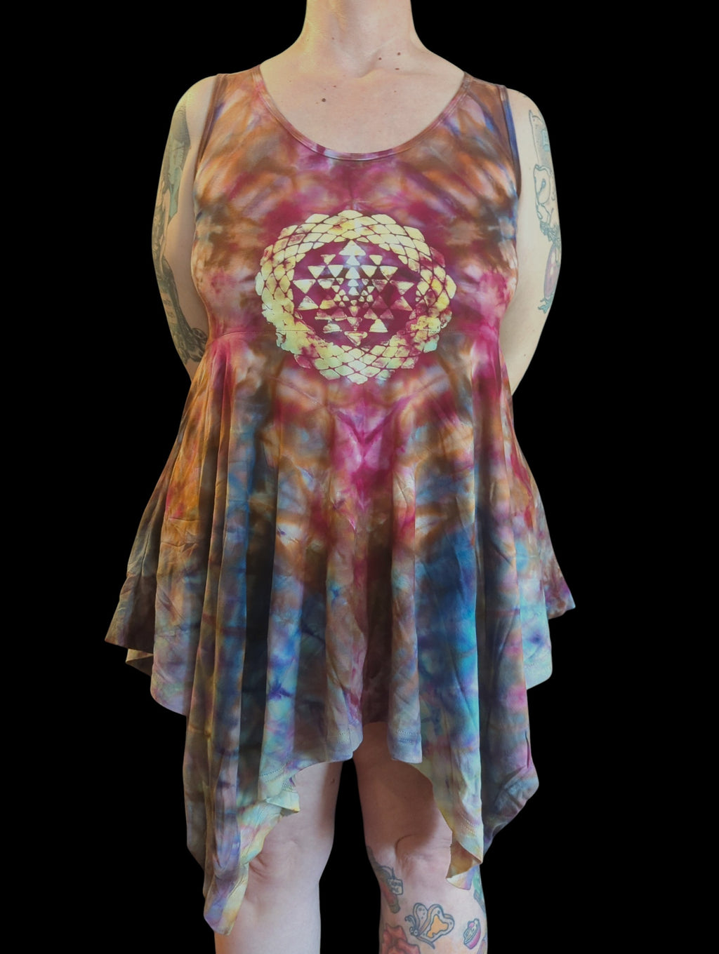 Sacred Geometry Pixie Dress - Femme Medium