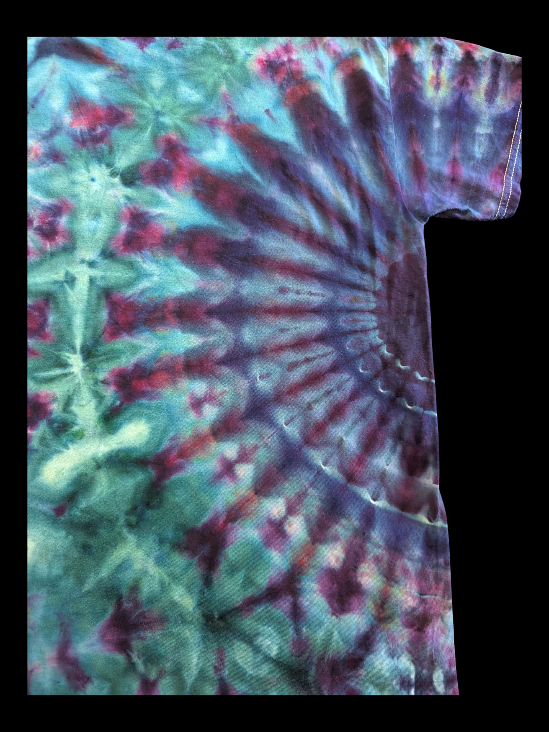Galaxy Peacock Kaleidoscope - Unisex Tee - Medium