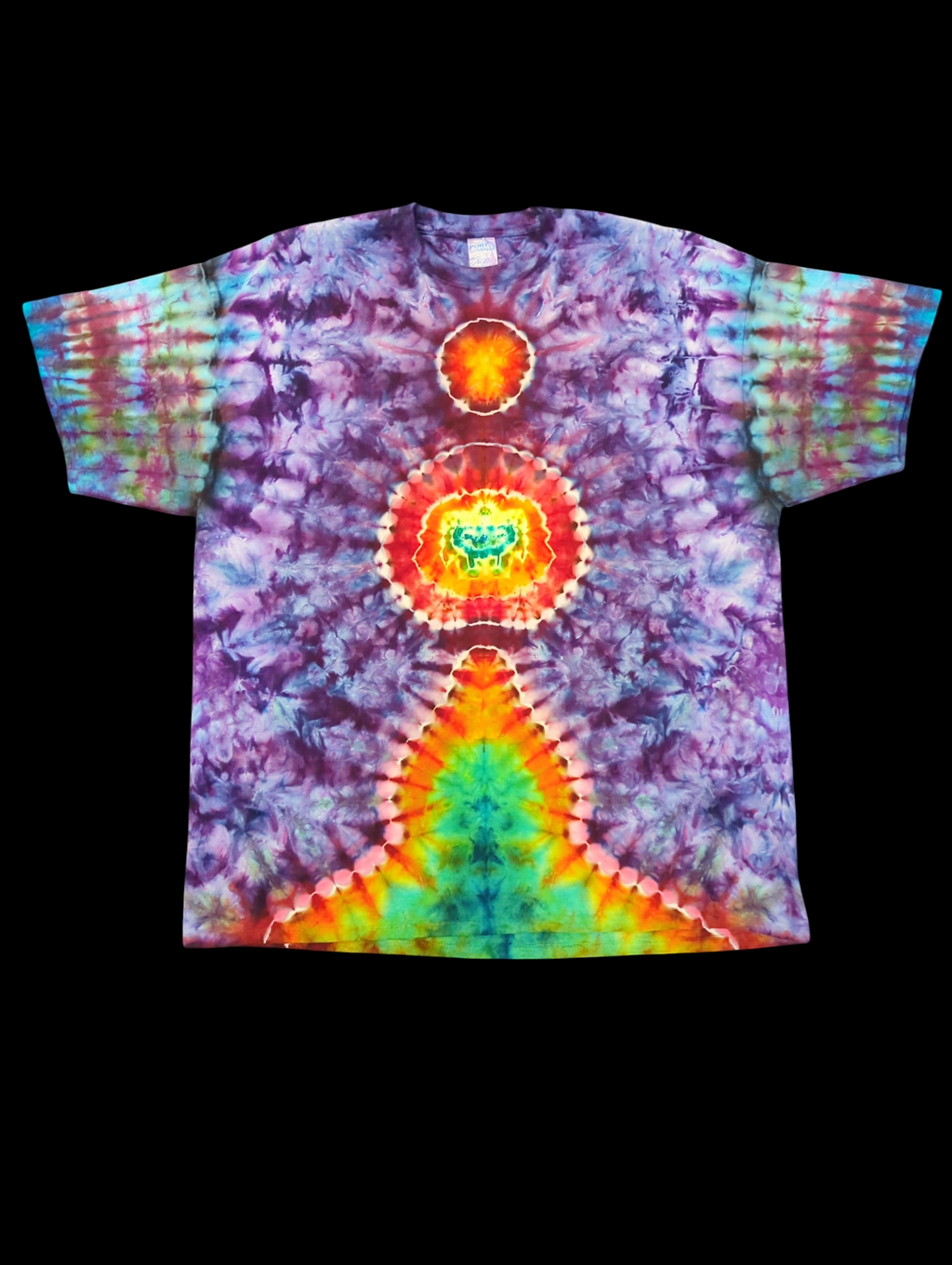 Rainbow Kaleidoscope Abstract - Unisex Tee - 2XL