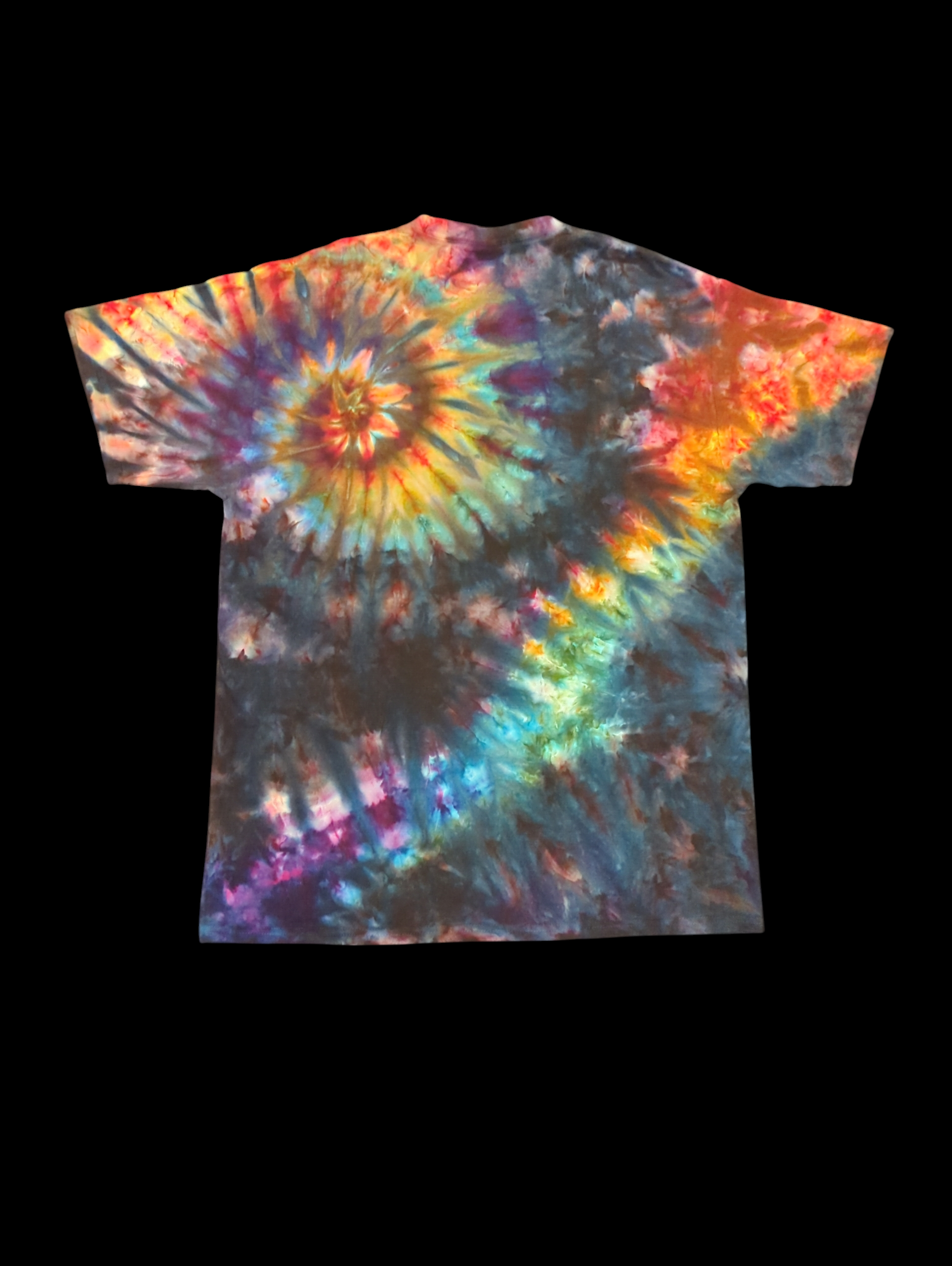 Galactic Rainbow Spiral - Unisex Tee - Large