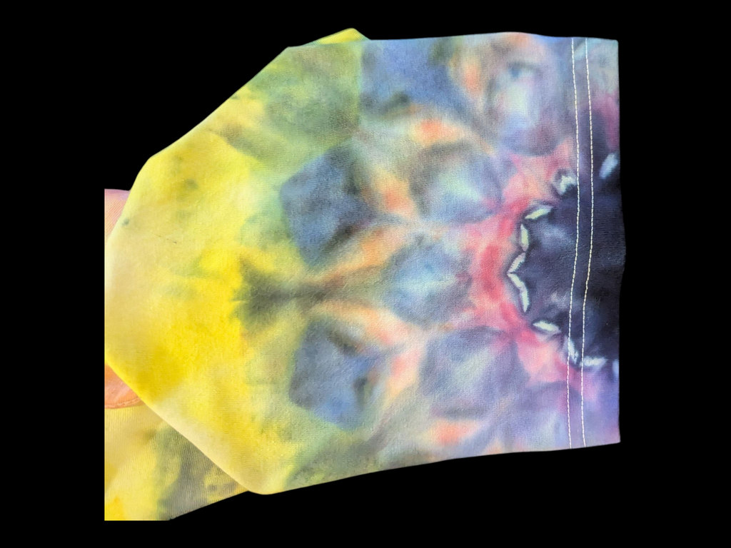 Neon Sunrise Alien Mandala - Unisex Tee - Medium